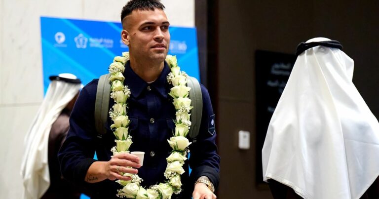 El Inter de Lautaro Martínez llegó a Arabia Saudita para disputar la Supercopa de Italia