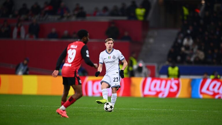 El Inter de Lautaro perdió 1-0 con el Leverkusen de Palacios por la Champions