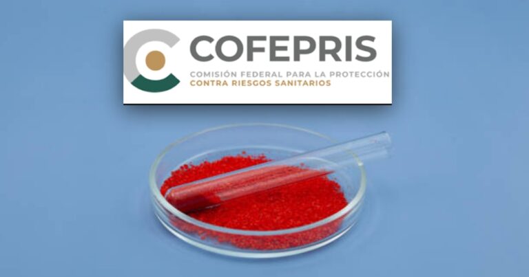 Cofepris analiza uso de colorante rojo 3 en alimentos y medicamentos mexicanos