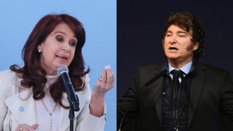 La chicana de Cristina Kirchner a Javier Milei: «Tirás la toalla pidiéndole un préstamo al FMI»