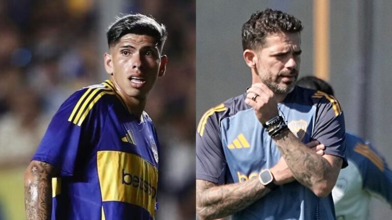 Gago define el futuro de Carlos Palacios en Boca: los antecedentes de Cavani y Medina
