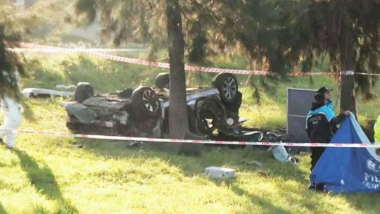 Madrugada fatal en la Panamericana: mueren cinco jóvenes en un grave siniestro vial