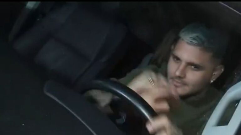 Mauro Icardi se retiró de la casa de Wanda Nara con sus hijas, tras 10 horas de negociación