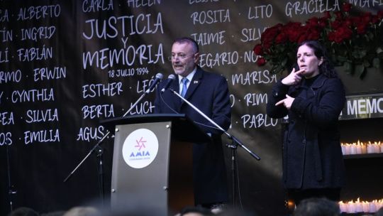 Osvaldo Armoza, presidente de la AMIA: «Exigimos resultados concretos y respuestas firmes»