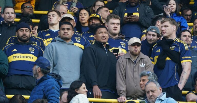 Los All Blacks fueron a la Bombonera y ya palpitan el duelo con Los Pumas