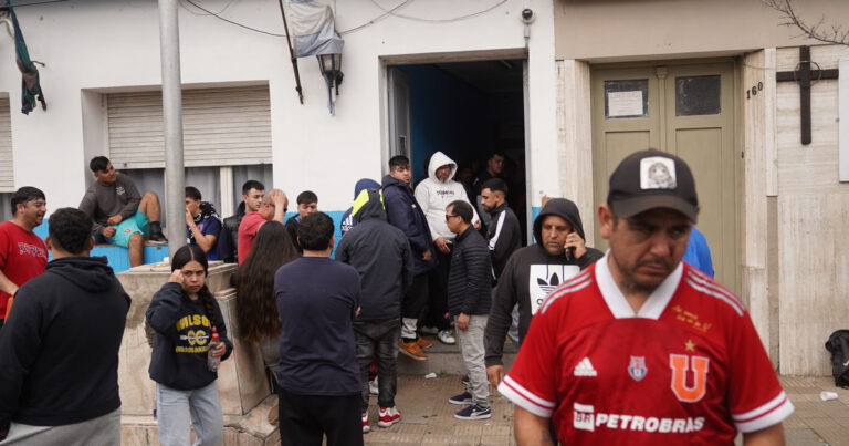 Tensión en Avellaneda tras la liberación de los hinchas chilenos: agredieron un móvil de TV y hubo temor en el colegio de Independiente