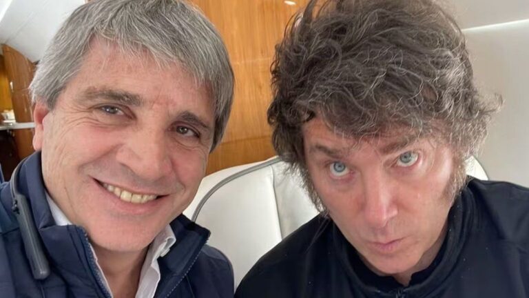 Luis Caputo salió a desmentir rumores de internas con Javier Milei: «Espalda con espalda»