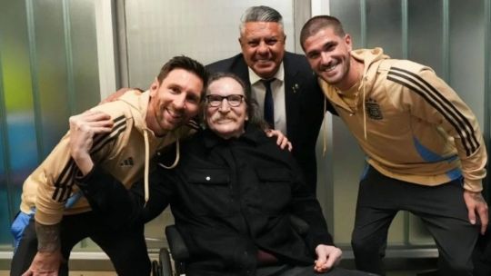 Charly García fue a ver a Lionel Messi en su último partido oficial con la Selección en Argentina: «Que Dios te bendiga»