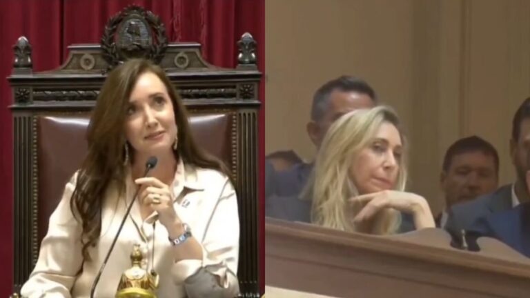 Reforma Laboral: sugestivo cruce de miradas entre Victoria Villarruel y Karina Milei