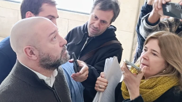Diego Spagnuolo en los tribunales de Comodoro Py