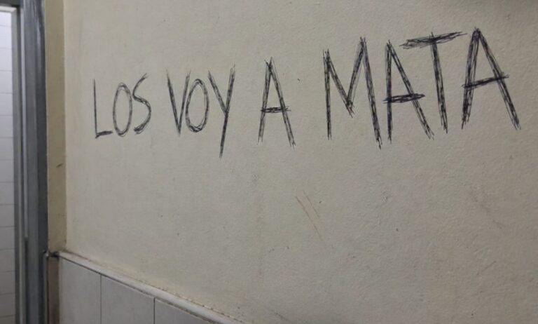 Fachada de la Escuela N° 262 Mercedes Bustamante de Dinklage en Chilecito