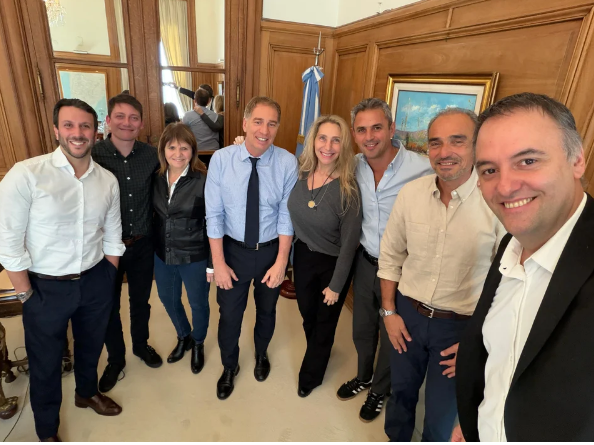 Reunión de la mesa política del Gobierno en Casa Rosada