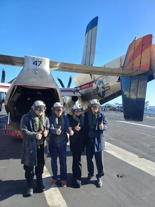 Portaaviones USS Nimitz en el mar