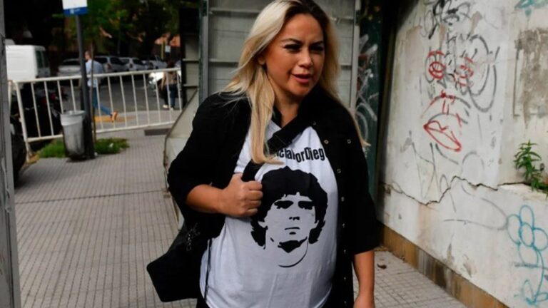 Verónica Ojeda durante su declaración en la causa por la muerte de Diego Maradona