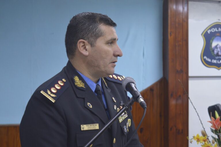 Acto de asunción del nuevo Jefe de la Policía de La Rioja, René Molina.