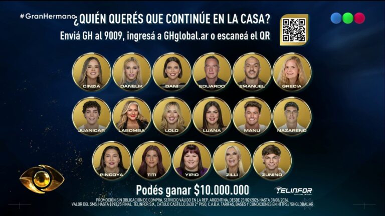 Participantes de Gran Hermano Generación Dorada en el confesionario durante la gala de nominación