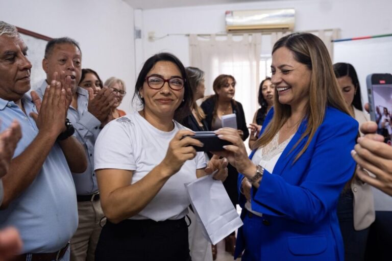 Vicegobernadora Teresita Madera en jornada de salud para trabajadores en el Anexo de Urquiza, La Rioja