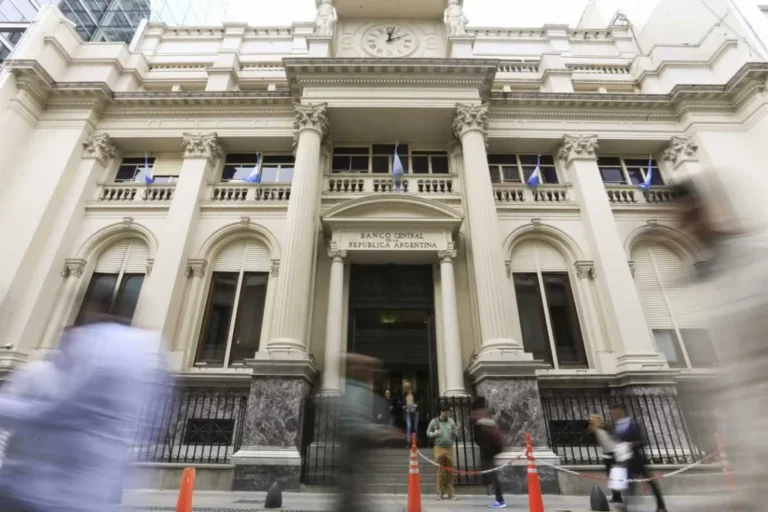 Edificio del Banco Central de la República Argentina en Buenos Aires