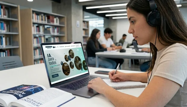 Representación de inteligencia artificial y ciberseguridad