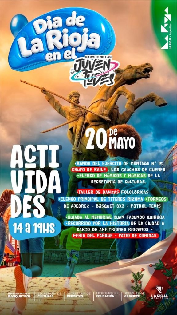 Parque de las Juventudes con actividades por el Día de La Rioja