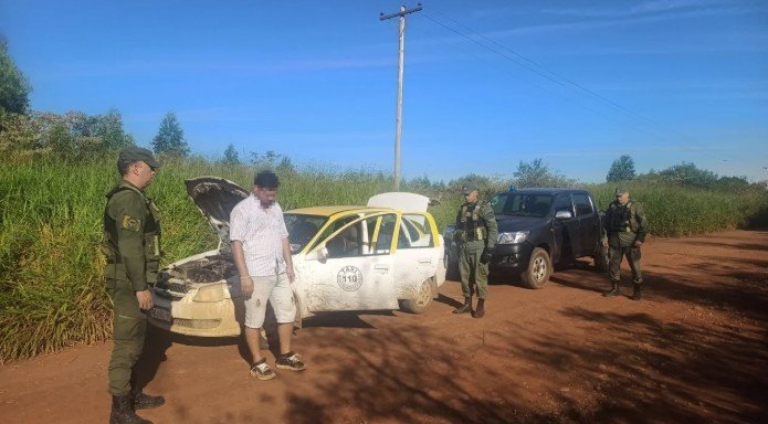 Control de Gendarmería en ruta provincial