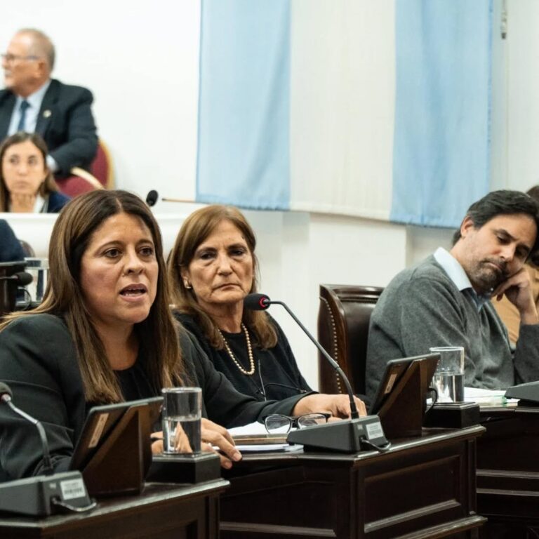 Gabriela Rodríguez en conferencia de prensa