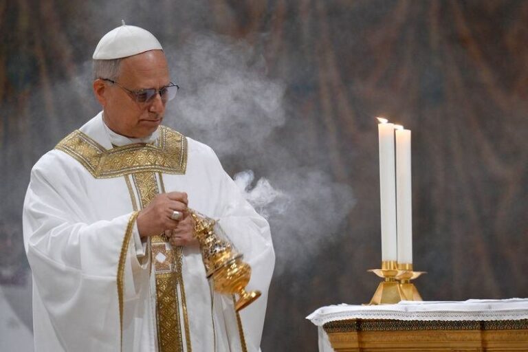 Papa León XIV en el Vaticano