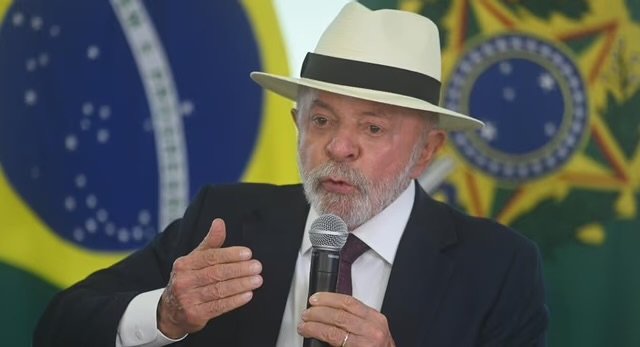 Presidente de Brasil Luiz Inácio Lula da Silva en reunión bilateral con Donald Trump